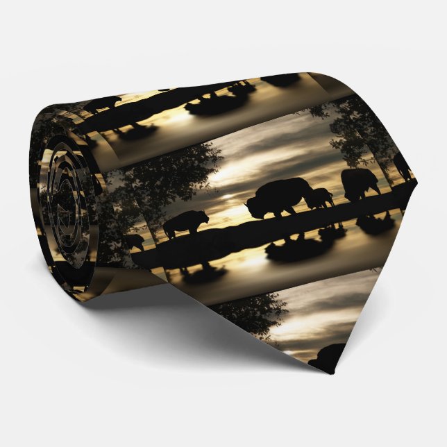 Gold Buffalo Krawatte (Gerollt)