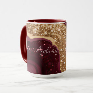 Gold Burgund Luxus-Popular-Kollektion Tasse