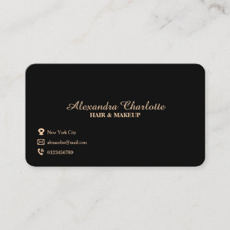 Gold Business Card Premium Design Visitenkarte