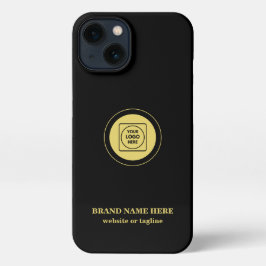 Gold Business Logo Text Professional iPhone-Hülle iPhone Hülle
