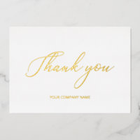 Gold-Business-Logo Vielen Dank für das Paket Einst