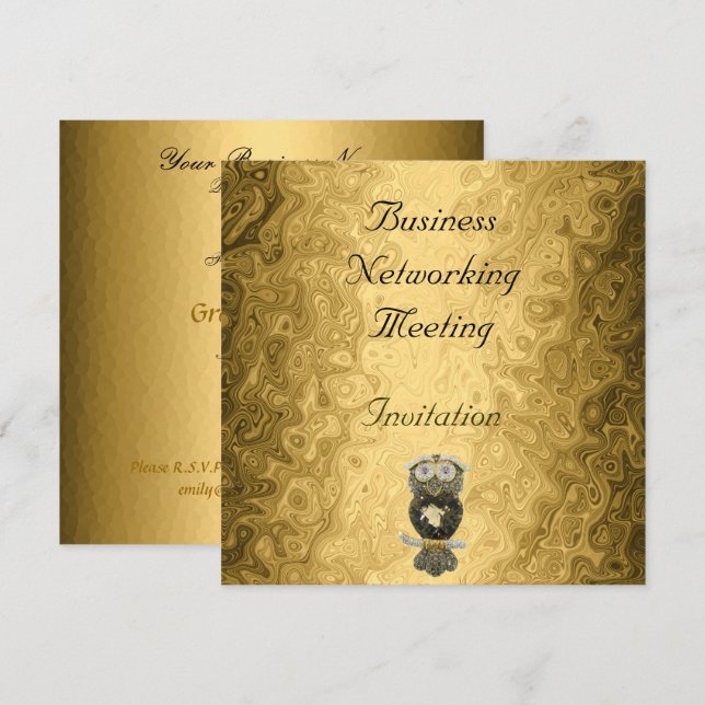 Gold Business Meeting - Einladung zur Änderung des (Vorne/Hinten)