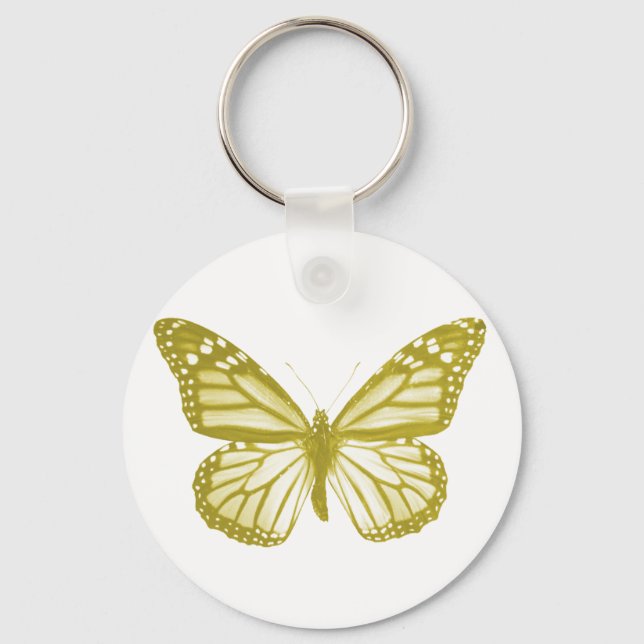 Gold Butterfly Schlüsselanhänger (Vorderseite)
