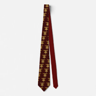 Gold Caduceus (DO) Krawatte