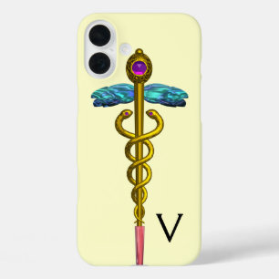 GOLD CADUCEUS MONOGRAM, weiß title_seo2
