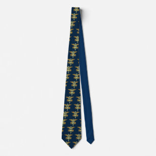 Gold Caduceus (PharmD) Krawatte