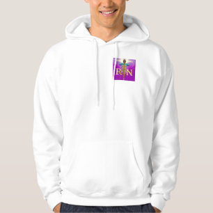 GOLD CADUCEUS REGISTRIERTES NURSE-SYMBOL, Pink Fuc Hoodie