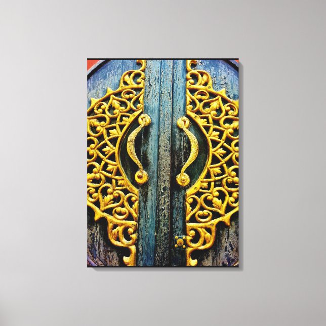 Gold Carving Leinwanddruck (Vorderseite)