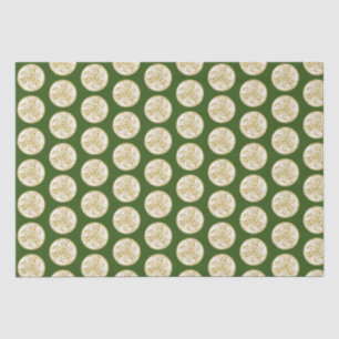 Gold Celtic Dog Trio Patten Seidenpapier