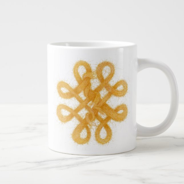 GOLD CELTIC KNOT Big Tasse (Rechts)