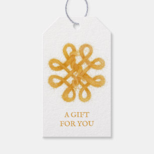 GOLD CELTIC KNOT-Geschenktasten Geschenkanhänger