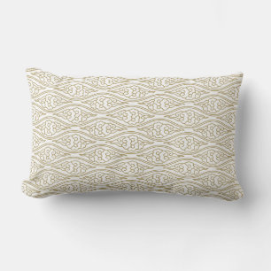 Gold Chinesische Wolken Muster Pillow Lendenkissen