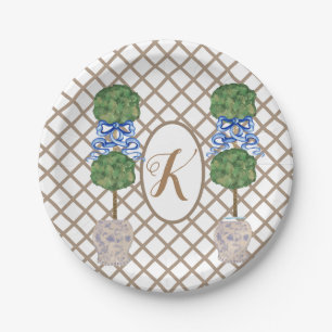 Gold Chinoiserie Ginger Jar Jars Topiary Basket  Pappteller