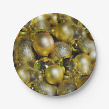 Gold Christmas Baubles