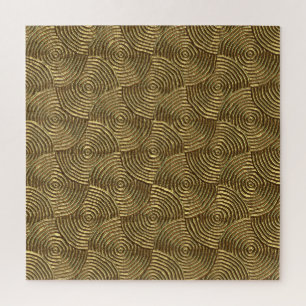 Gold Circle Texture: Abstrakt nahtlos.