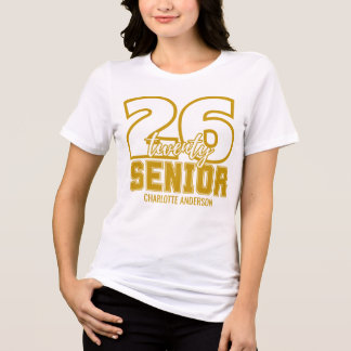 Gold Class of 2026 Graduation Tri-Blend Shirt
