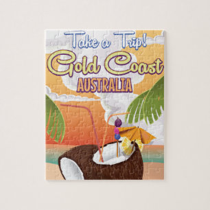 Gold Coast, Australien Reiseplakat