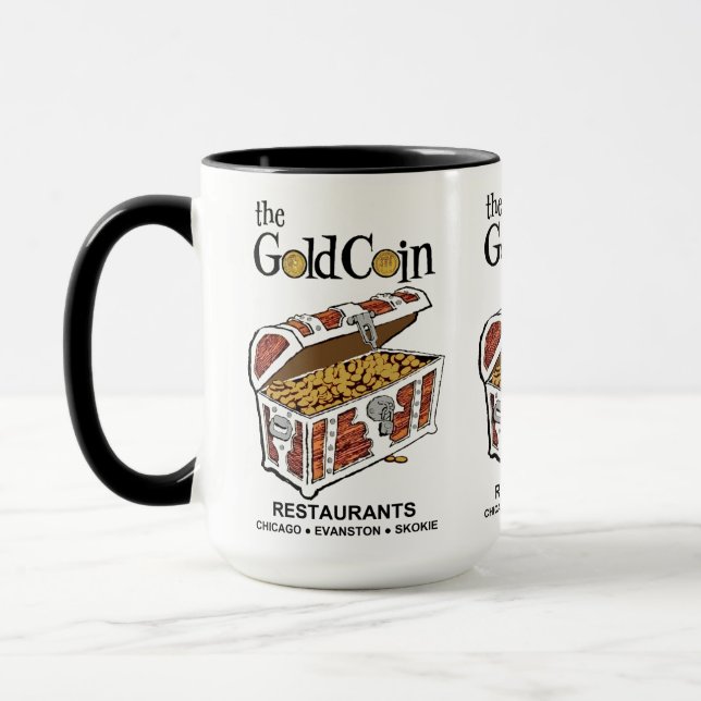 Gold Coin Restaurants, Chicago, Evanston, Skokie Tasse (Links)