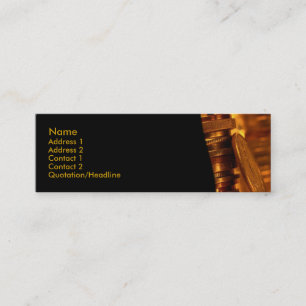 Gold Coins Business Card Mini Visitenkarte