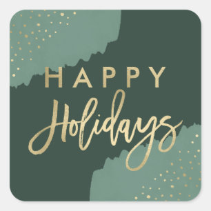 Gold Confetti Aufkleber für den Urlaub