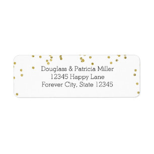 Gold Confetti Dots