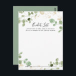 Gold Confetti Eucalyptus Wedding Bucket List Cards Postkarte<br><div class="desc">Diese goldenen Konfetti Eukalyptus Hochzeitskarten sind die perfekte Wahl für einen rustikalen Hochzeitsempfang oder Brautparty. Gold Confetti Eukalyptus Foliage Ändern Sie den Wortlaut,  um jedes Lebensereignis Anzug. Das Schild der Schaufelliste wird separat verkauft.</div>