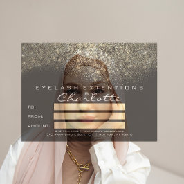 Gold Confetti Glitzer Schwarz-weißes Zeugnisgesche