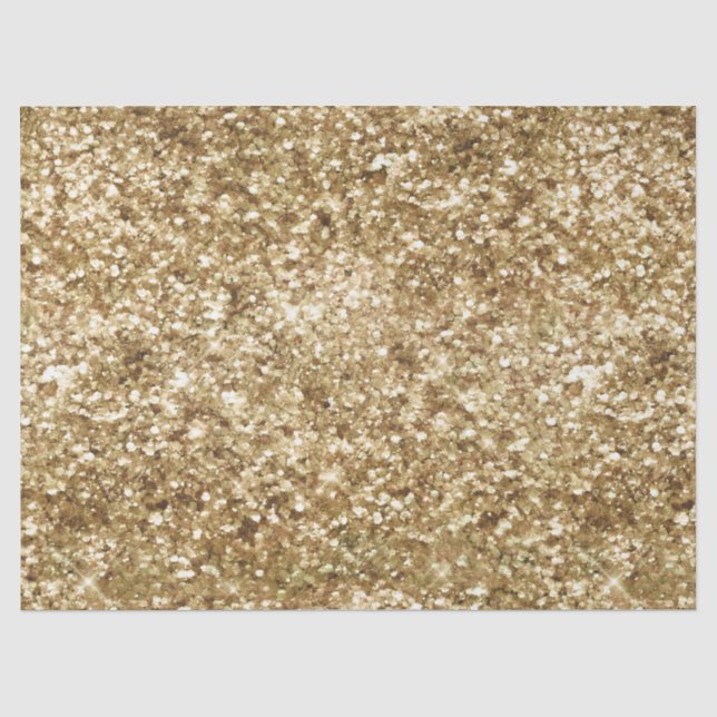 Gold Confetti Glitzer Seidenpapier (Vorderseite)