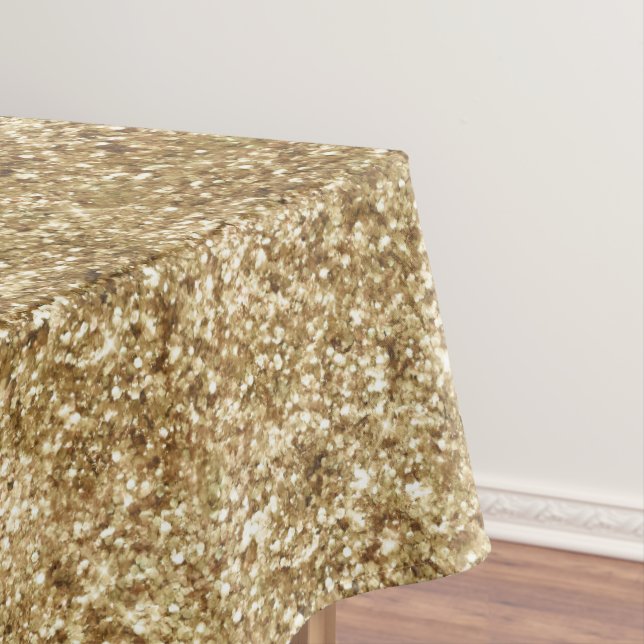Gold Confetti Glitzer Tischdecke (Beispiel)