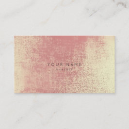 Gold Coral Peach Ombre Glass Vip Ernennung Terminkarte