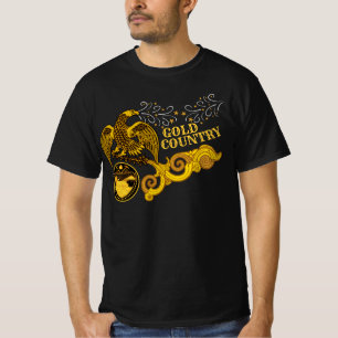 Gold Country doppelseitig T-Shirt