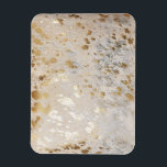 Gold Cowhide Print Metallic Magnet<br><div class="desc">Dieser schöne vergoldete, metallische Kokospalmendruckmagnet bringt Ihrem Geschenk einen wunderschönen Stil. Sie können es auch personalisieren, indem Sie eine eigene Monografie oder ein Foto für alle besondere Anlässe in Ihrem Leben für Sie und Ihre Lieben hinzufügen (Geburtstag, Party, Valentinstag, Weihnachten... ) Karo aus unserer wachsenden Auswahl an Kissen in unserem...</div>