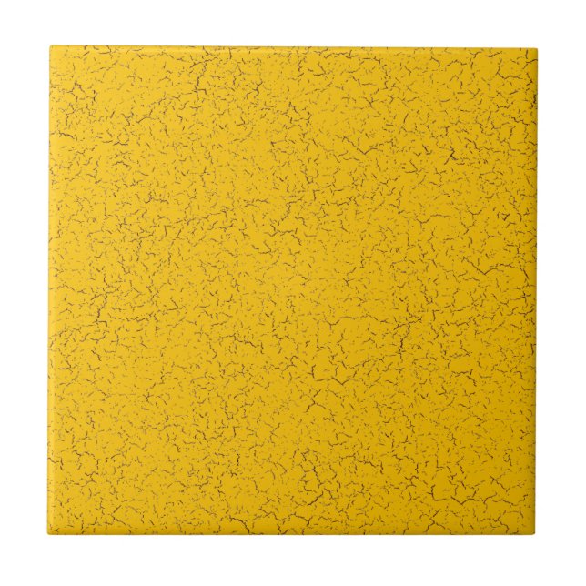 Gold Crackle Glaze Solid Color Tile Fliese (Vorderseite)