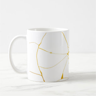 Gold Cracks Kaffeetasse