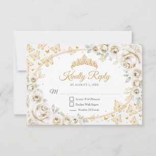 Gold Cream Quinceanera Antwort