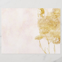 Gold & Creme Blätterbuch