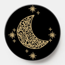 Gold Crescent Moon