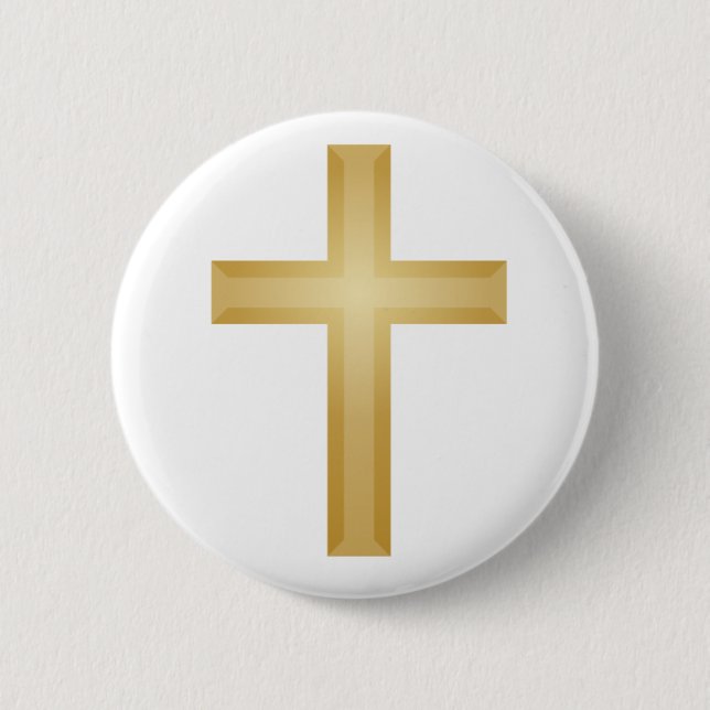 Gold Cross/Easter Button (Vorderseite)
