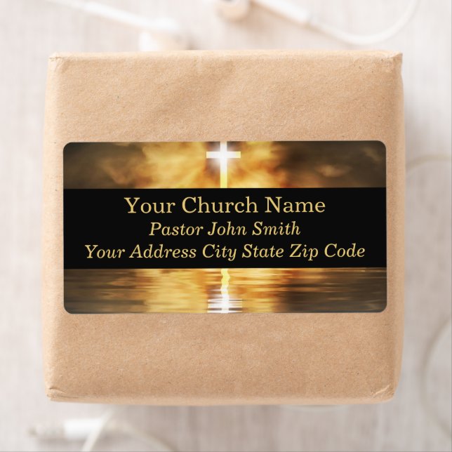 Gold Cross Lake Sunset Church Pastor Business (Insitu)