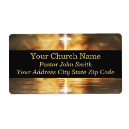 Gold Cross Lake Sunset Church Pastor Business