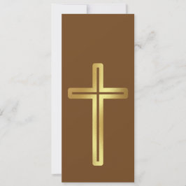 Gold Cross Lesezeichen