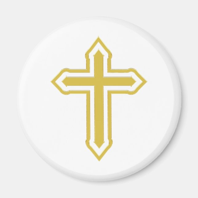 Gold Cross Magnet (Vorne)