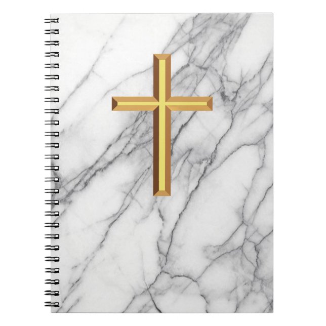 Gold Cross Notizblock (Vorderseite)