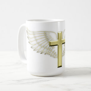 Gold Cross Wing Kaffeetasse
