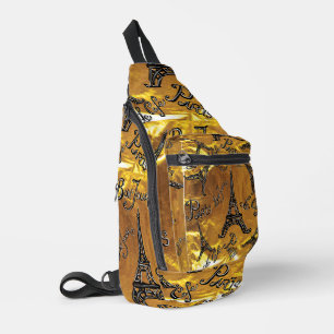 Gold Crossbody Bag