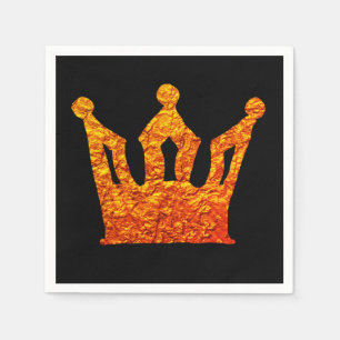 Gold Crown Standard Cocktail Napkin Serviette