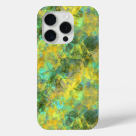 Gold Crumpled Textur iPhone 15 Pro Hülle