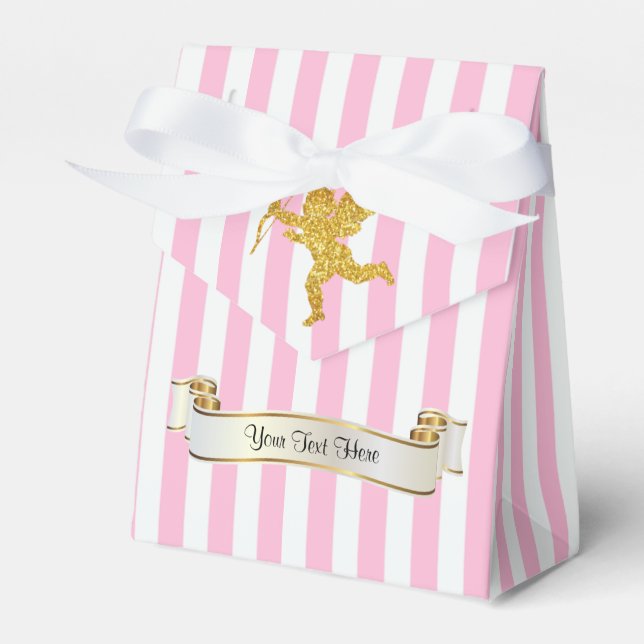 Gold Cupid Personalize Geschenkschachtel (Vorderseite)