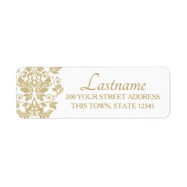Gold Damask