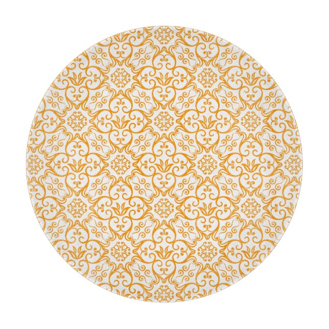 Gold Damask Cutting Board Schneidebrett (Vorderseite)